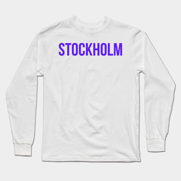 STOCKHOLM Long Sleeve T-Shirt by mivpiv